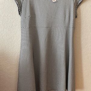 Avenue Black and White Polka Dot Top